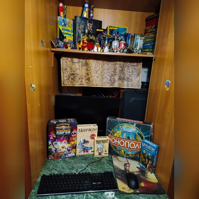 My Geek Shelf 2020 - My, Geek, Superheroes, Collectible figurines, The Simpsons, DuckTales, Board games, Computer games, Longpost