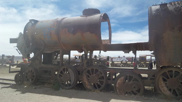 Latin American checkmark - Uyuni: cemetery of steam locomotives (03.12.2019) - My, Tourism, Travels, South America, Longpost, Series Latin American Tick 20192020