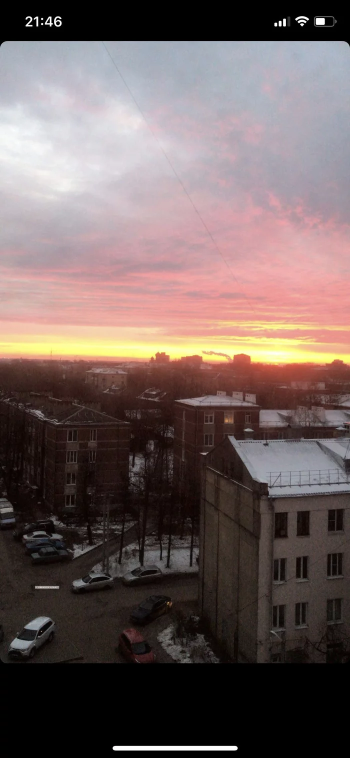 Beautiful view - My, Ivanovo, Church, Sunrise, Place, Longpost, Screenshot