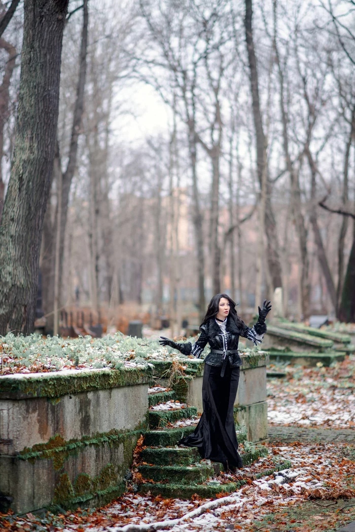 Yennefer cosplay - Yennefer cosplay (The Witcher) - My, Yennefer, Cosplay, Witcher, World witches series, Historical costume, Longpost