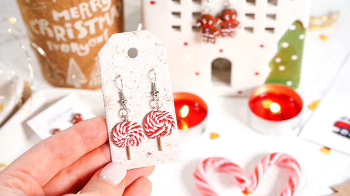 Earrings for the New Year's mood! - My, Needlework, Earrings, Kawajny, PHOTOSESSION, Longpost, Needlework without process