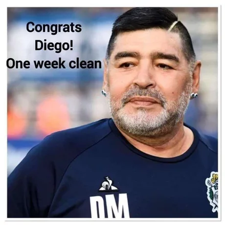 The main thing is to want - Diego Maradona, Drugs, Black humor