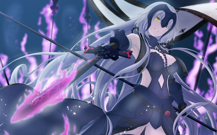 Jeanne Alter Anime Art, , Fate, Fate Grand Order, Jeanne Alter, Jeanne Darc