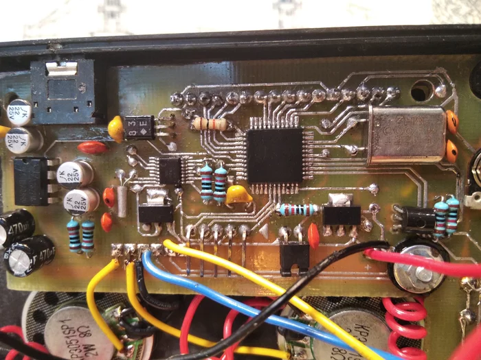 Radio receiver based on digital radio chip and PIC controller - My, Radio, Controller, Images, Chip, Video, Longpost, Needlework with process, Electronics, Series PIC