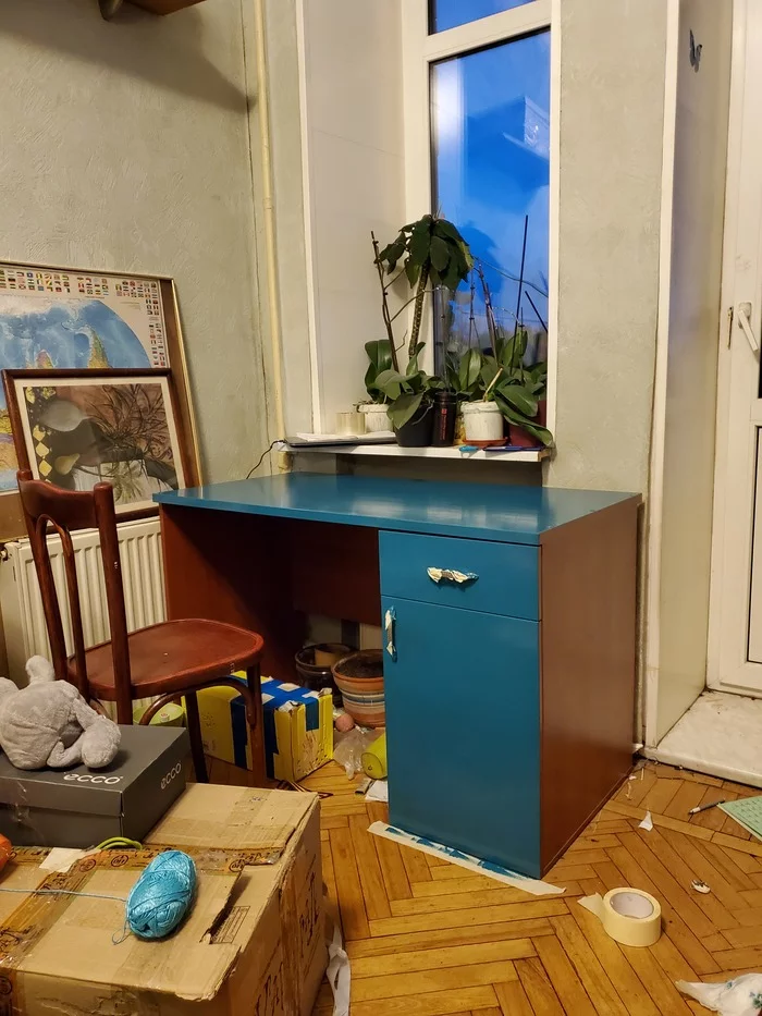 Restyling of a children's room by women's hands - My, With your own hands, Repair, Rework, Men's work with women's hands, Children's room, Furniture, Longpost
