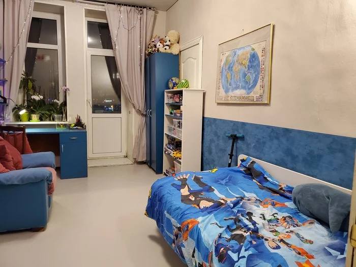 Restyling of a children's room by women's hands - My, With your own hands, Repair, Rework, Men's work with women's hands, Children's room, Furniture, Longpost