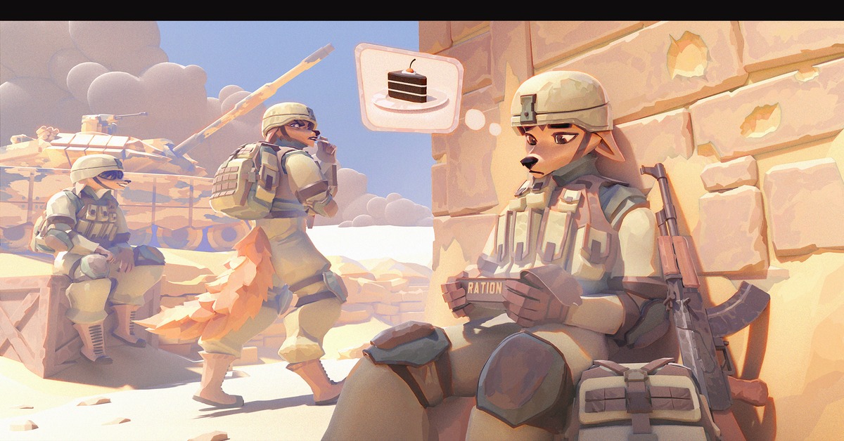 Furry military