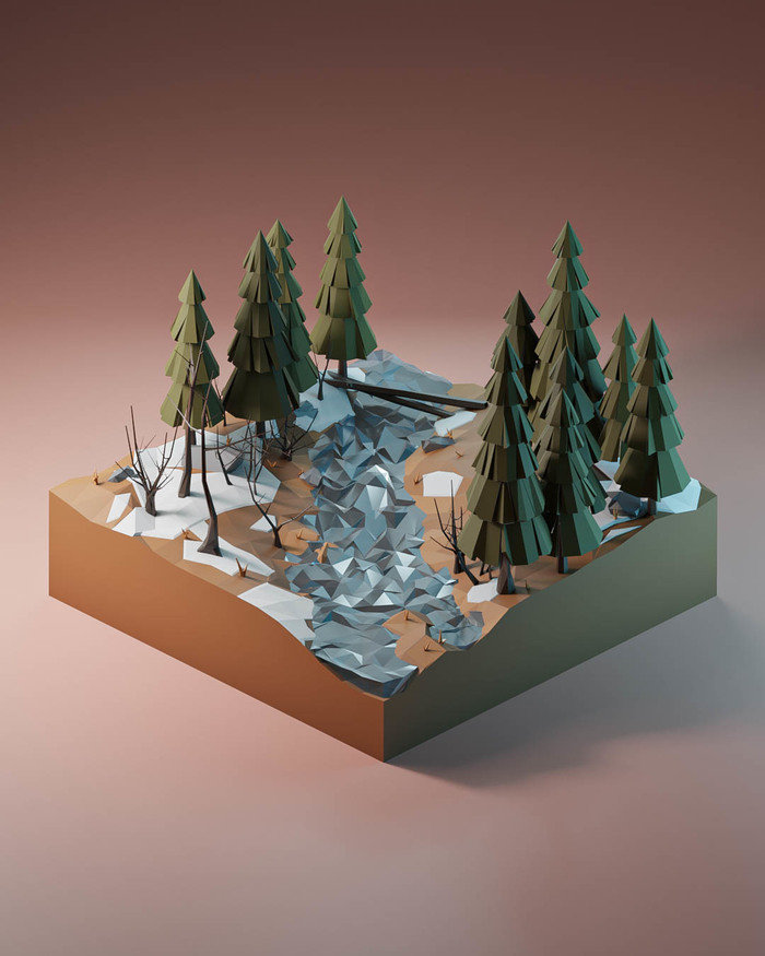   Low Poly Low poly, 3D, , , ,  , 