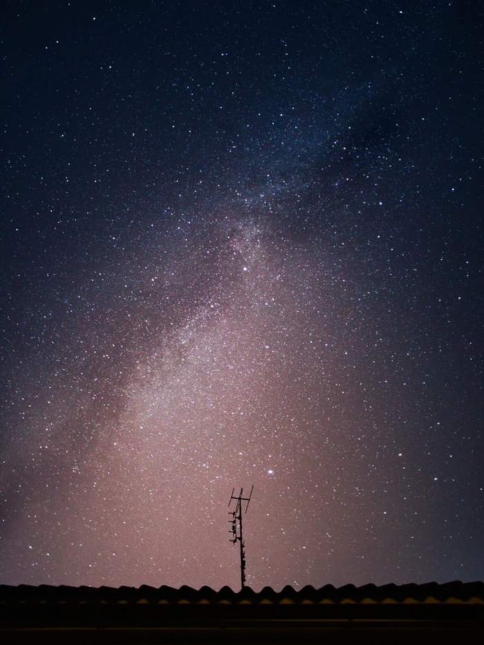 Above the roof - My, Canon 6d, Astrophoto