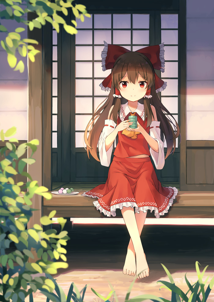 Reimu Hakurei Touhou, Hakurei Reimu, Anime Art, , Yaruwashi