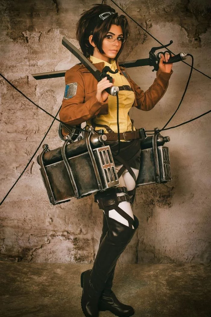 Hange Zoe - Attack on titan, Косплей, Длиннопост, Hange zoe