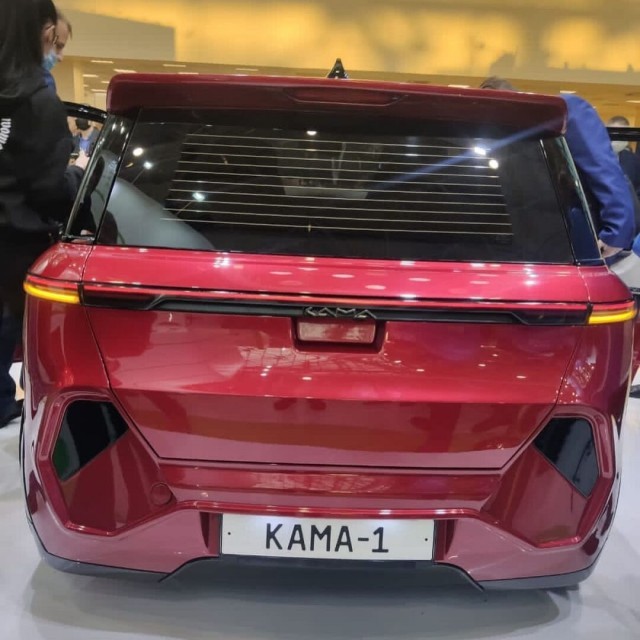 A KAMAZ electric passenger car was presented in Moscow for 1 million rubles - Kamaz, Electric car, Exhibition, Millions, Longpost, Auto, Kama-1