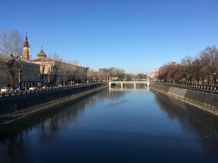 Зима. Декабрь - Моё, Река, Мост, Харьков