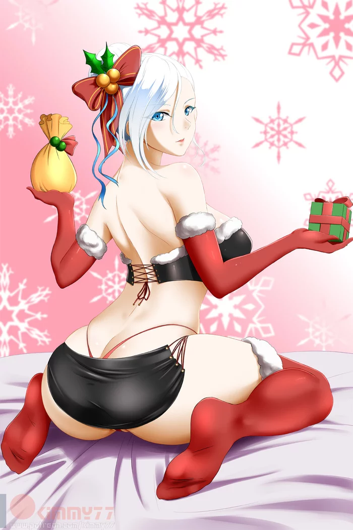 Winter Schnee - NSFW, Anime, RWBY, Anime art, Art, Winter Schnee, Booty, Stockings, Beautiful girl