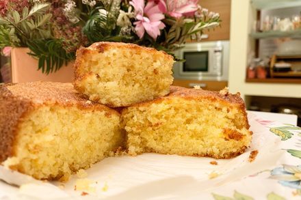 Fluffy lemon cake (very moist) - Cake, Bakery products, Recipe, Longpost, Cooking