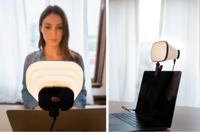 An additional light source for zoom calls is the startup we deserve... - Crowdfunding, Startup, Business, Business idea, Businessman, Longpost