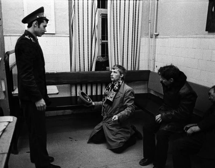 I won't do it again! In a medical sobering-up station. Photographer Rustam Mukhametzyanov. Kazan. 1978 - the USSR, Sobering-up station, Historical photo