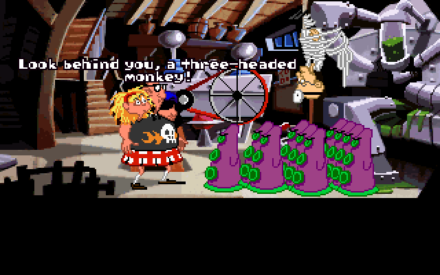 Day of the Tentacle (part 2) - My, 1993, Passing, Day of the Tentacle, Lucasarts, Quest, DOS games, Retro Games, Computer games, Longpost