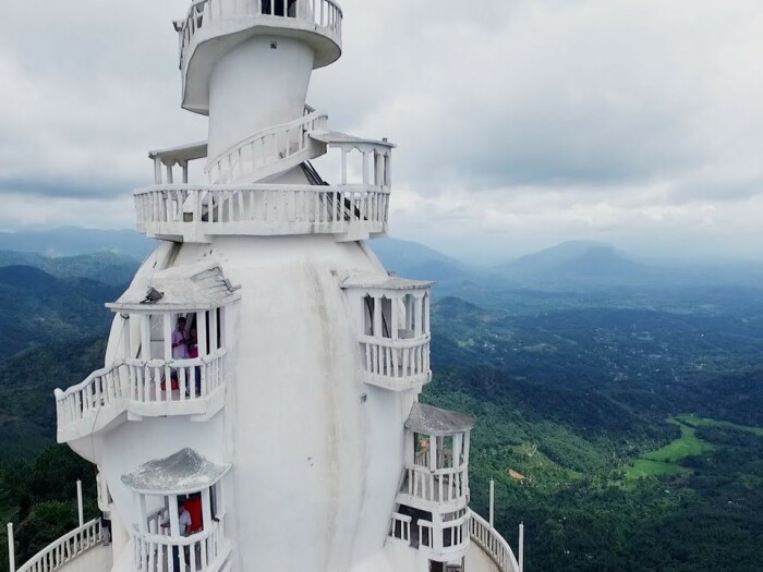 Spiral tower in Sri Lanka - Sri Lanka, Structure, Tower, Interesting, Constructions, Feel, Extreme, Height, Longpost, The photo