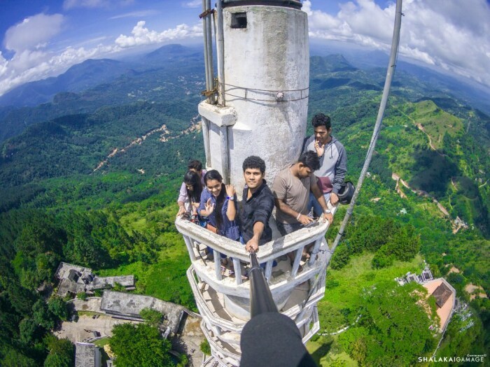 Spiral tower in Sri Lanka - Sri Lanka, Structure, Tower, Interesting, Constructions, Feel, Extreme, Height, Longpost, The photo