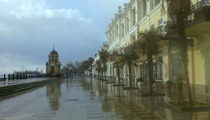 Зимняя Ялта / Крым Ялта, Крым, Море, Черное море, Зима, Длиннопост, Фотография