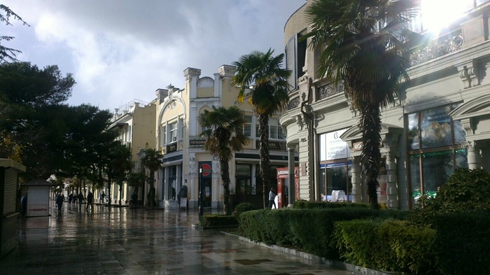 Зимняя Ялта / Крым Ялта, Крым, Море, Черное море, Зима, Длиннопост, Фотография