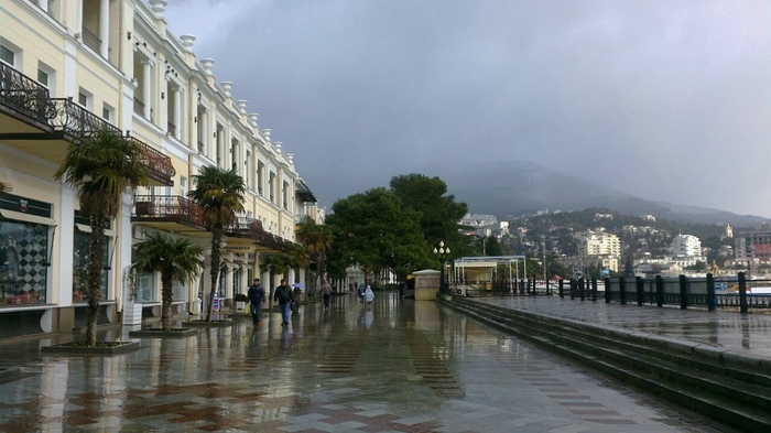 Зимняя Ялта / Крым Ялта, Крым, Море, Черное море, Зима, Длиннопост, Фотография