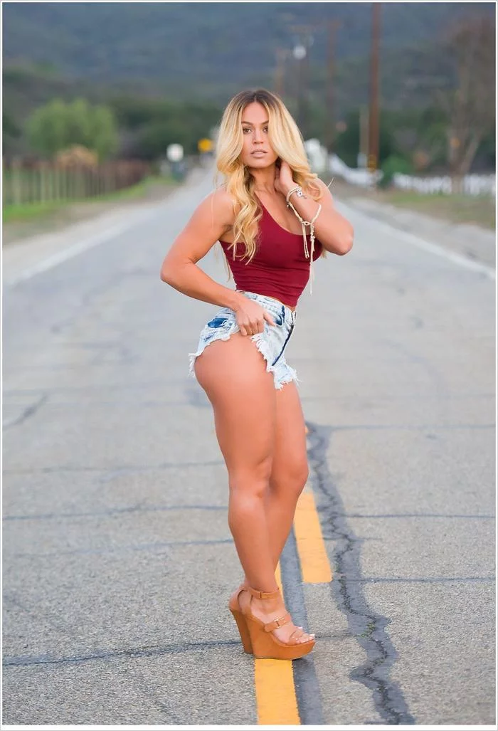 Tamra Dae - NSFW, Tamra Dae, Strong girl, Fitness Model, Longpost