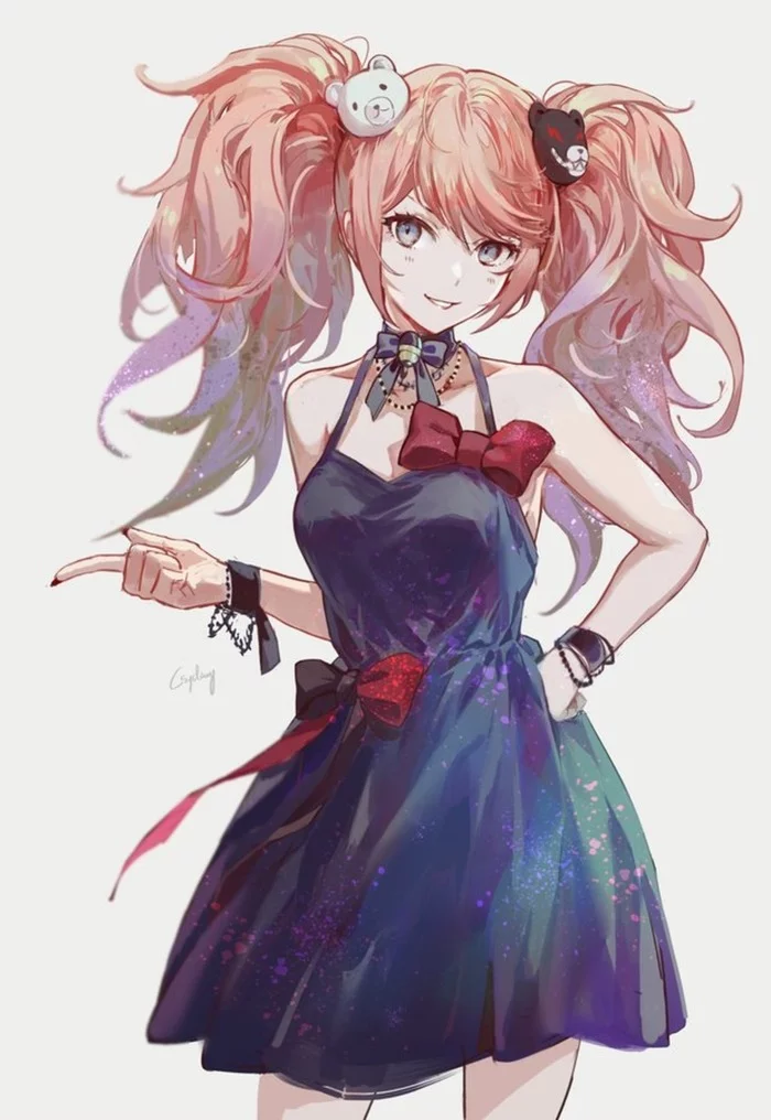 Junko - Anime, Art, Anime art, Danganronpa, Junko Enoshima, Girls