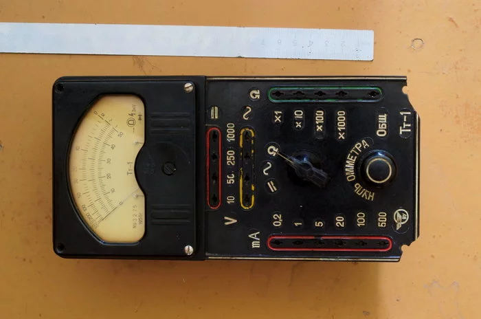 The first Soviet tester TT-1 - My, Measuring instruments, Made in USSR, Electronics, Coub, Longpost