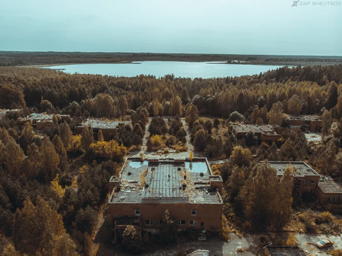 An abandoned children's camp on the edge of Belarus - My, Abandoned, The photo, Drone, Zapworld, Republic of Belarus