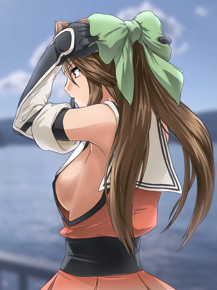 Jintsuu - Kantai Collection, Jintsuu, Аниме, Anime Art, Sideboob