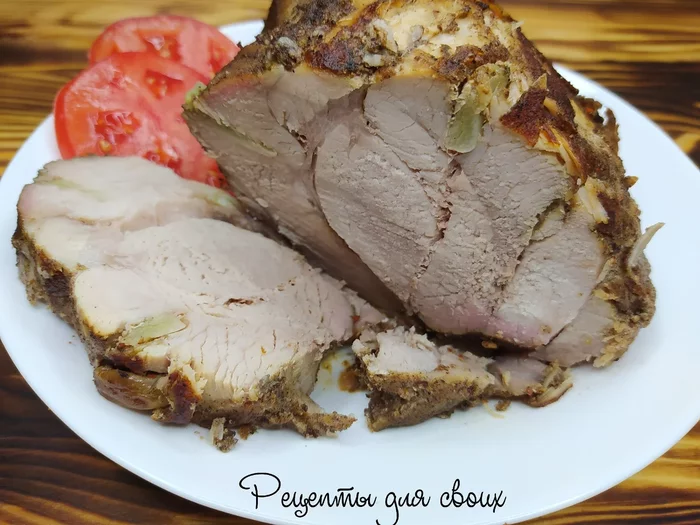 Baked pork in a slow cooker - My, Buzhenina, Recipe, Cooking, Multicooker, Food, Pork, Longpost