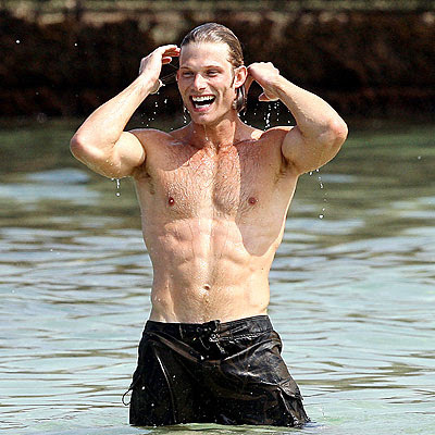 Sunny Chris Carmack. Admiring photo post - NSFW, Actors and actresses, Men, beauty, Torso, Pumped up, Grey's Anatomy, Smile, Playgirl, GIF, Longpost, From the network