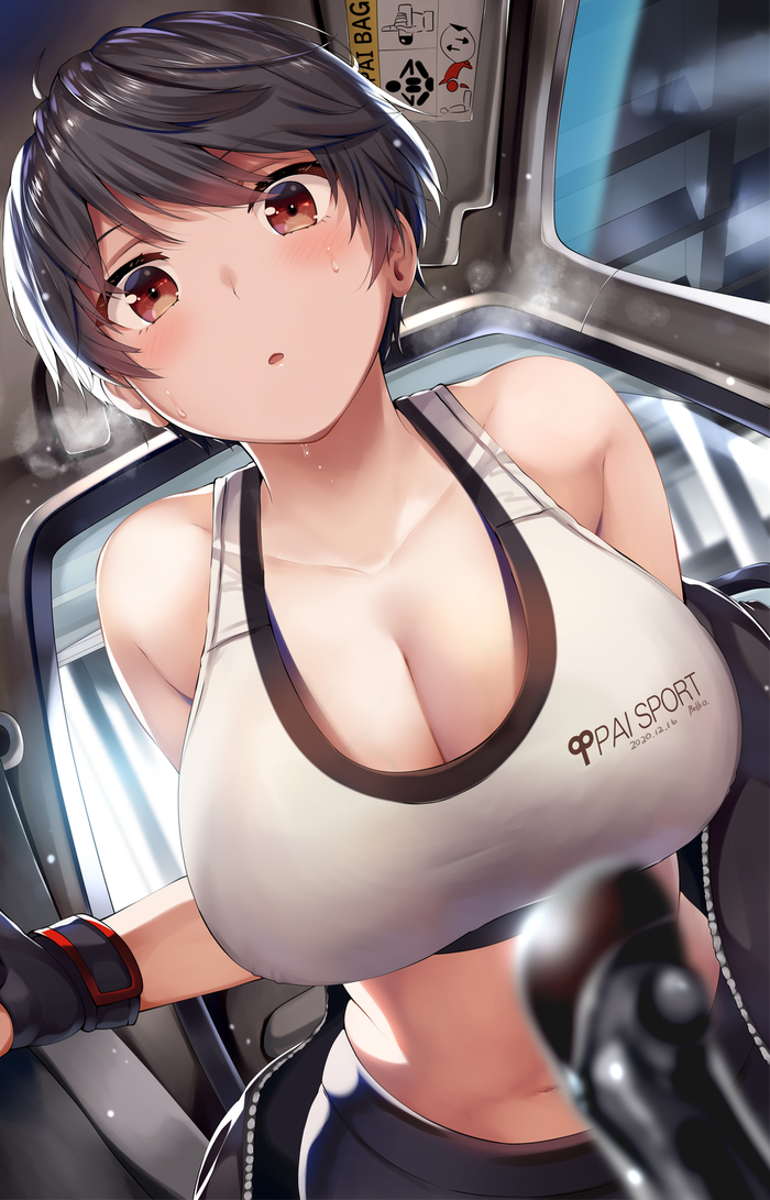 Shift gear Original Character, , Sugoi Dekai, , Anime Art, Belko