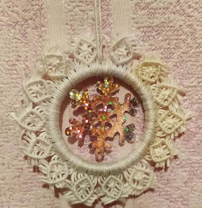 Got infected with New Year's preparations - My, With your own hands, Handmade, Creation, Needlework, Crochet, Macrame, Longpost, Snowflake, Needlework without process