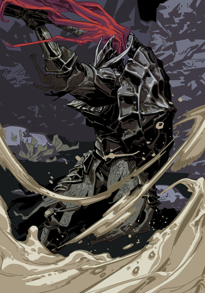 Dark Souls 3 Рисунок, Dark Souls, Dark Souls 3, Боссы в играх, Арт, Длиннопост