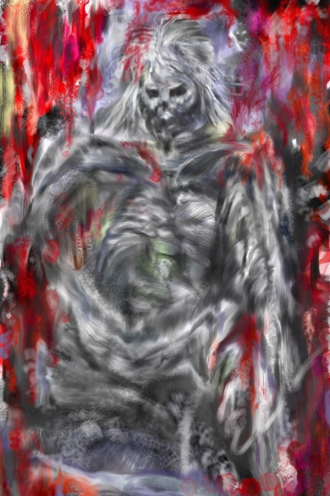 I've been drawing on my phone for a long time - My, Zombie, Art, Digital drawing, Longpost