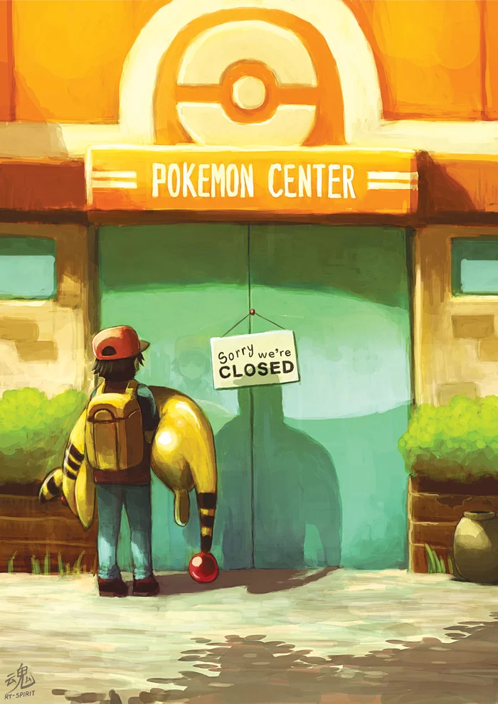 Sorry, we are closed - Art, Pokemon, Ry-Spirit