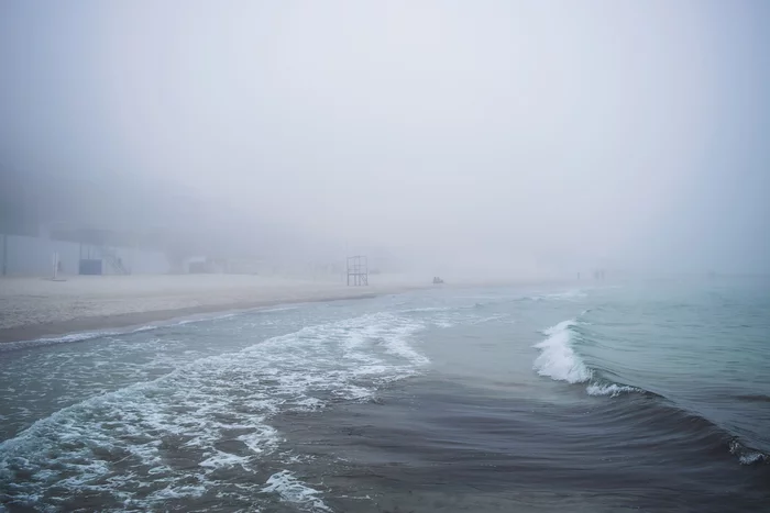 Did you order a mist? - My, Fog, Sea, Longpost, The photo, Beach
