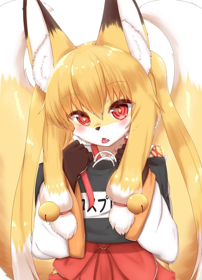 Chanterelle - Furry, Anthro, Art, Furry fox, Horokusa0519