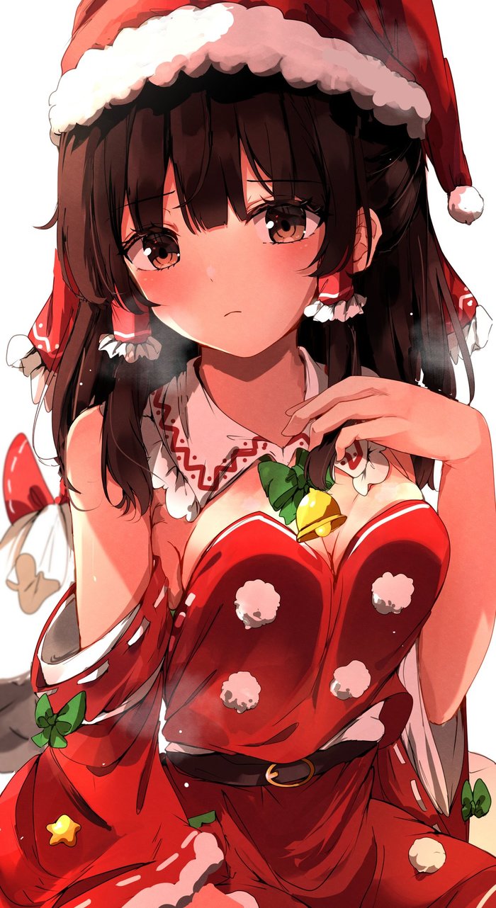 Hakurei Reimu Anime Art, , Hakurei Reimu, Touhou, Hunya