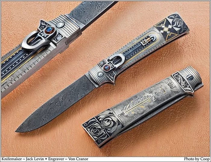 Knives from...: Unique folding knives by Jack (Jacques) Levin - Knife, Jackknife, Master, USA, Longpost