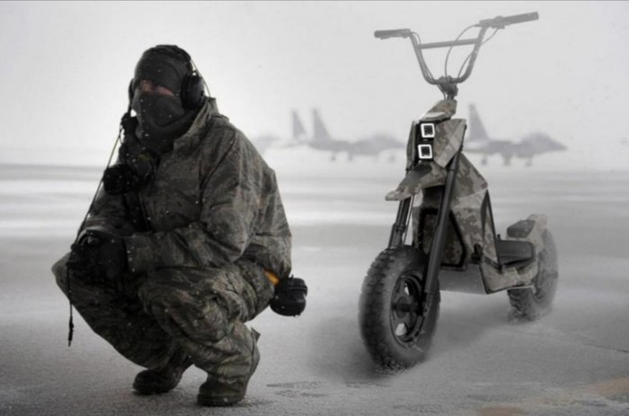 The next step will be tactical roller skates and strategic sleds... - news, Latvia, Army, Kick scooter, Interesting, Technologies, Video