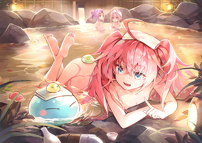     , Anime Art, Rimuru Tempest, Milim Nava, Shion, Shuna,  , Slime, Tensei Shitara Slime Datta Ken
