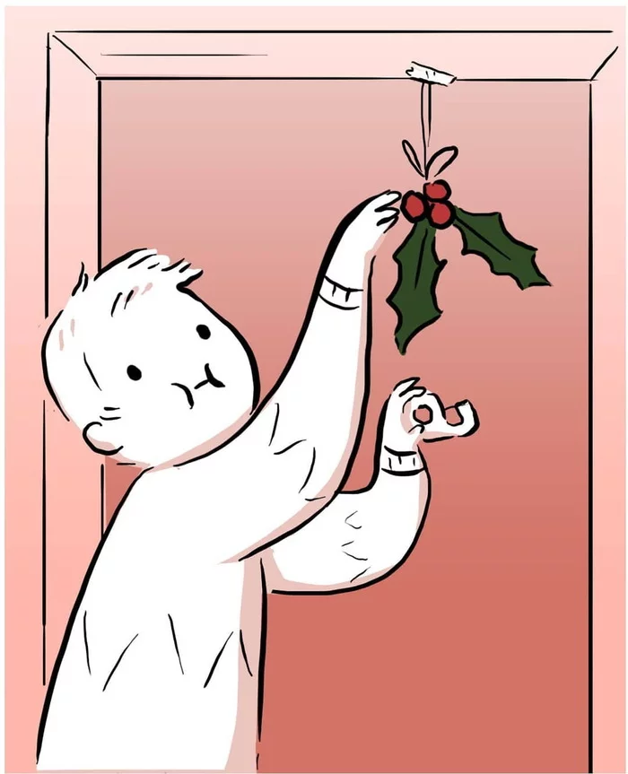 mistletoe - Comics, Translation, Translated by myself, Madamelady, Mistletoe, Longpost