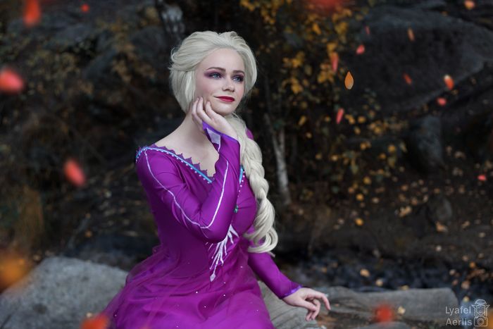 Elsa from Frozen 2 - My, Cosplay, Handmade, Costume, Elsa, Cold heart