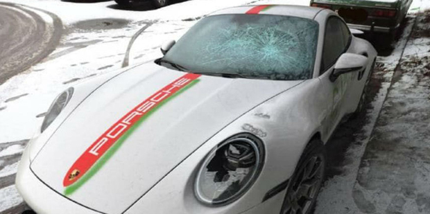 Reply to the post Vandals pumped Porsche - Negative, Vandalism, Auto, Republic of Belarus, Minsk, Porsche, Reply to post