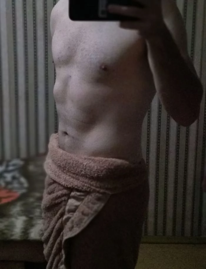 In a towel after a shower - NSFW, My, Playgirl, Body, The photo, Torso, Naked torso, Mr Playgirl, Guys, Author's male erotica