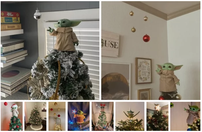 Almost - My, Christmas trees, New Year, Star Wars, Yoda, The photo, Grogu